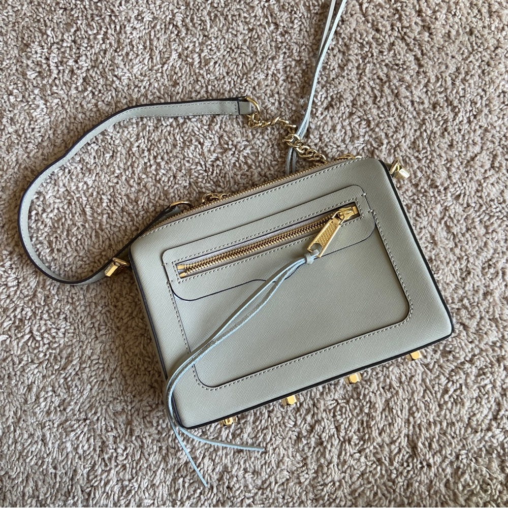 Rebecca Minkoff Elegant Cream Crossbody Bag